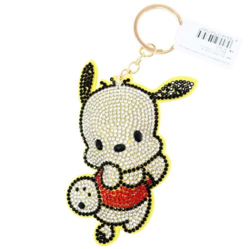 キーホルダー ポチャッコ ラインストーンマスコット サンリオ ケイカンパニー プレゼント メール便可 マシュマロポップ