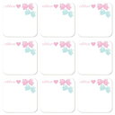 名前ラベル シール&アイロン両用ネームタグ 9枚セット リボン 新入学 お気に入りシリーズ 清原 手芸用品 アイロン接着 入園 幼稚園 小学生 キッズ 子ども ...