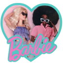 ダイカットシール バービー ダイカットビニールステッカー PK GR Barbie スモールプラネット デコシール 耐水性 メール便可 マシュマロポップ(2)