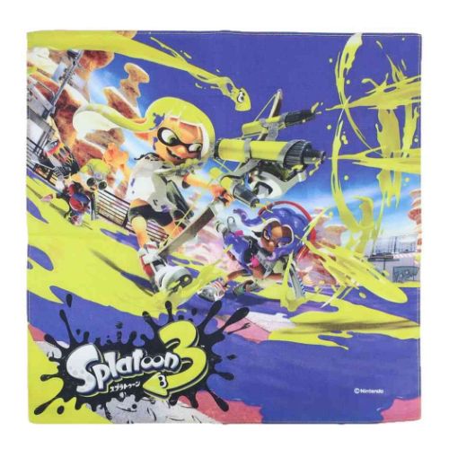 ハンカチ スプラトゥーン3 ハンカチーフ 1 サンアート 学童用品 メール便可 マシュマロポップ