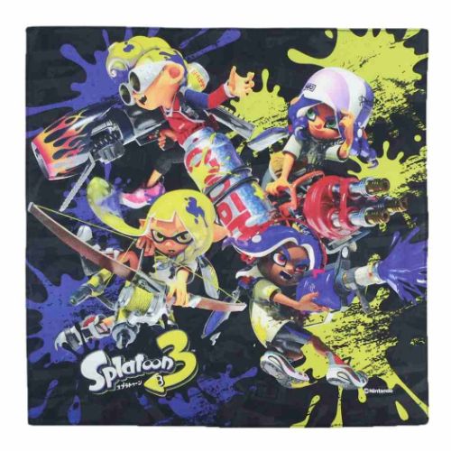 ハンカチ スプラトゥーン3 ハンカチーフ 2 サンアート 学童用品 メール便可 マシュマロポップ