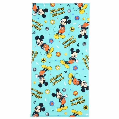 バスタオル ミッキーマウス プリントビッグタオル グルービー ディズニー 林タオル お風呂タオル マシ..