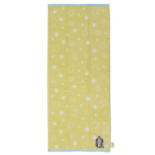 フェイスタオル ずっとつづく ジャガードロングタオル ニシゴリラ アニマル 日繊 新生活雑貨 かわいい マシュマロポップ