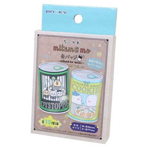 缶バッジ ちいかわ mitamemo缶バッジ 全12種 エンスカイ コレクション雑貨 メール便可 マシュマロポップのサムネイル