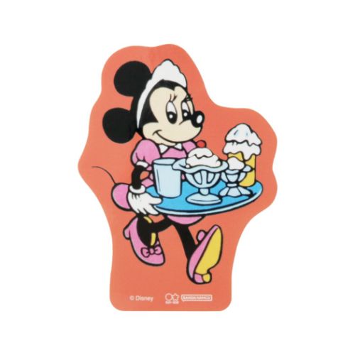 ダイカットシール ミニーマウス ステッカー レトロフレンズ アイスクリーム ディズニー サンスター文具 デコシール DECOシール メール便可 マシュマロポップのサムネイル