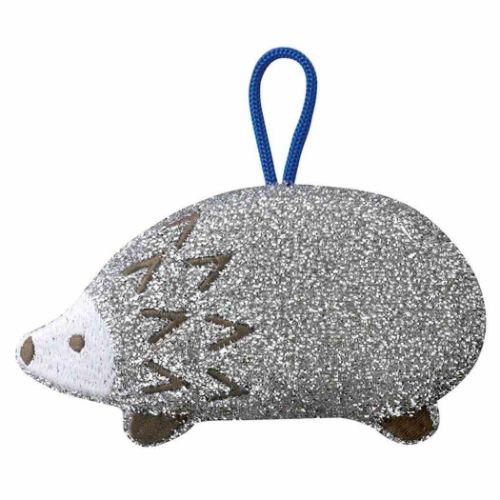 キッチンスポンジ キラキラおそうじスポンジ ハリネズミ アニマル デコレ キッチン雑貨 台所スポンジ ..