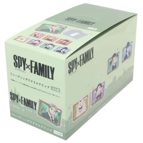 楽天ガールズ雑貨通販マシュマロポップクリップ スパイファミリー SPY FAMILY トレーディングアクリルクリップ全8種 8個入セット 2クール 少年ジャンプ カミオジャパン コレクション雑貨 まとめ買い アニメ マシュマロポップ