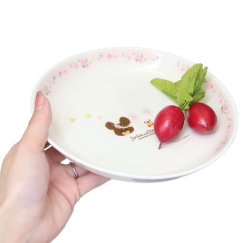 中皿 くまのがっこう カレー皿 磁器製 はなかんむり 金正陶器 女の子 子ども 子供 ...