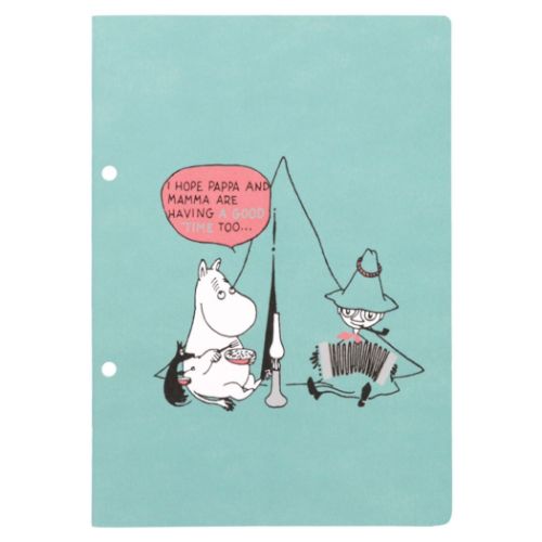 横罫ノート ムーミン ノートA5 2穴 MU23SS ムーミン＆スナフキン 北欧 サンスター文具 新学期準備文具 メール便可 マシュマロポップ