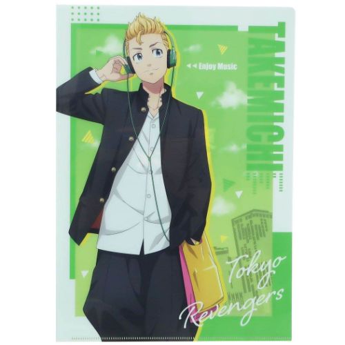 クリアフォルダー 東京リベンジャーズ A4シングルクリアファイル MUSIC 花垣武道 少年マガジン カミオ..