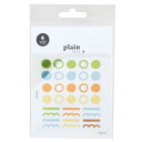 シールシート スワテリエ プレーンデコステッカー Plain Deco plain67 S&C デコレーション DECOシール 手帳デコ メール便可 マシュマロ...