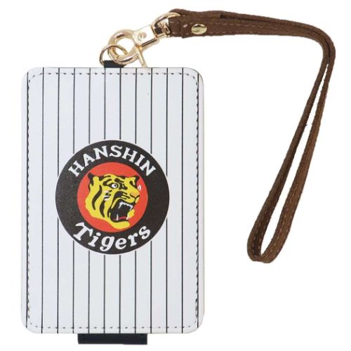 定期入れ 阪神タイガース ICカードケース ホワイト グルマンディーズ パスケース プロ野球 メール便可 マシュマロポップのサムネイル