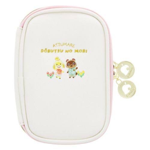 ガジェットケース あつまれどうぶつの森 ガジェットポーチ アイボリー サンスター文具 マルチケース メール便可 マシュマロポップのサムネイル