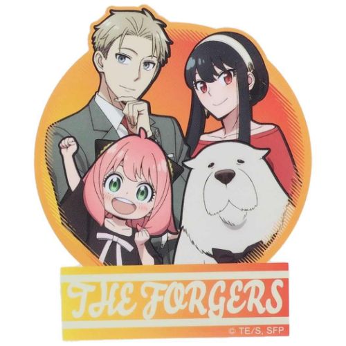 ダイカットシール スパイファミリー SPY FAMILY キャラクターステッカー フォージャー一家 少年ジャンプ スモールプラネット ダイカットビニールステッカー デコシール 耐水性 アニメメール便可 マシュマロポップ