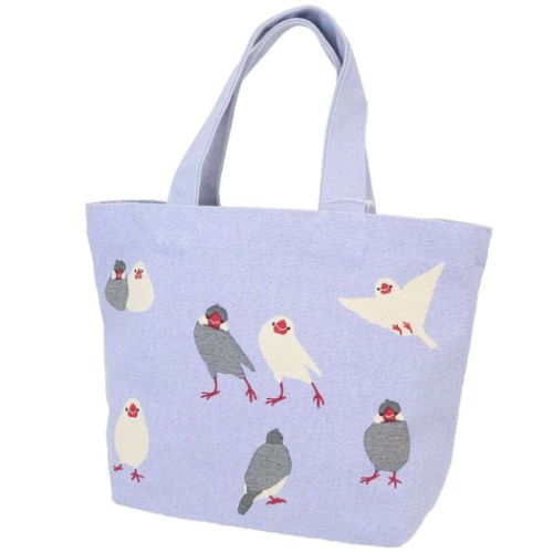 ランチバッグ いろいろさくぶん ミニトート ブルー フレンズヒル FRIENDSHILL お弁当かばん かわいい ..