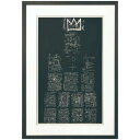アートポスター ジャン-ミシェル バスキア Jean-Michel Basquiat Tuxedo1982-3 美工社 額付き ギフト インテリア 取寄品 マシ...