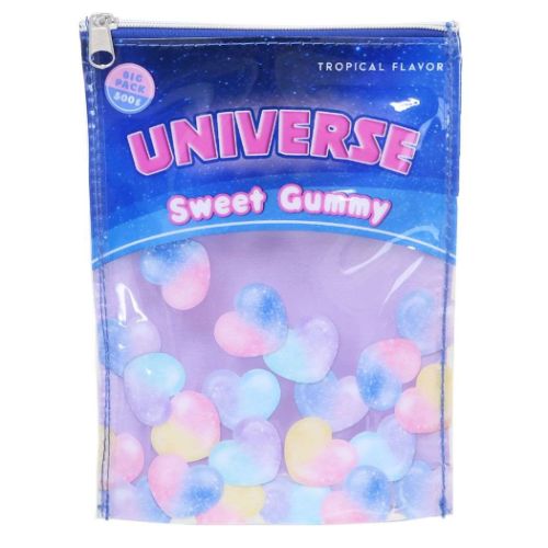 ペンケース パロディポーチ SWEET GUMMY カミオジャパン 筆箱 小物入れ ペンポーチ おもしろ雑貨 マシュマロポップ