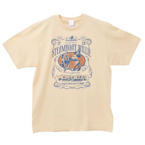 Tシャツ ディズニーT-SHIRTS D100 蒸気船ウィリー ディズニー スモールプラネット 半袖 マシュマロポップのサムネイル