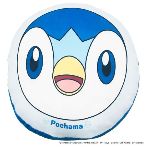 クッション ポケットモンスター もちもちフェイスクッション ポッチャマ ポケモン モリシタ インテリア マシュマロポップのサムネイル