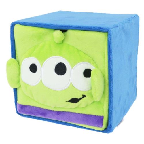 収納用品 トイストーリー ぬいぐるみ収納ボックス グリーンメン エイリアン ディズニー モリシタ 収納ミニボックス 卓上収納 マシュマロポップ