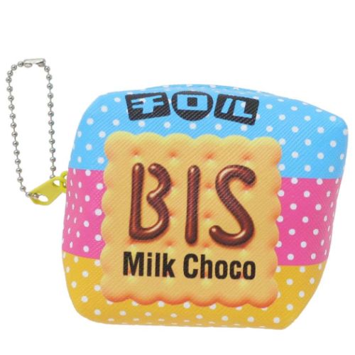 ミニポーチ チロルチョコ キューブラブリーポーチ ビスケット お菓子パッケージ ジェイズプランニング 小物入れ マシュマロポップ