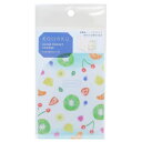ポケットファイル コハク KOHAKU トウメイポケットシール フルーツパンチ Green Flash おしゃれ 文具 メール便可 マシュマロポップ