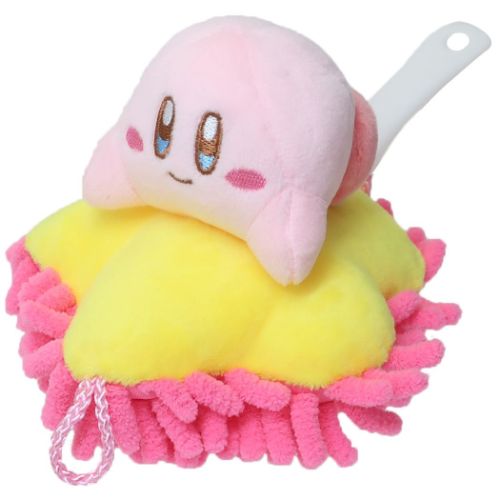 掃除用品 星のカービィ マスコット付きハンディモップ ティーズファクトリー お掃除モップ マシュマロポップ