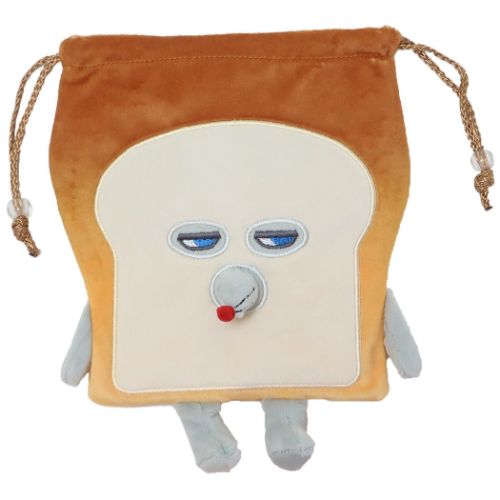 巾着袋 パンどろぼう ぬいぐるみ巾着 ティーズファクトリー きんちゃくポーチ 小物入れ 絵本メール便可..