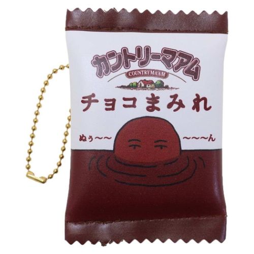 ミニポーチ カントリーマアム フラットミニポーチ チョコまみれ お菓子パッケージ ケイカンパニー 小物入れ メール便可 マシュマロポップのサムネイル
