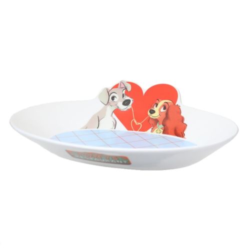 深皿 わんわん物語 パスタプレート レディ&トランプ ディズニー サンアート ギフト プレゼント 食器 マシュマロポップ