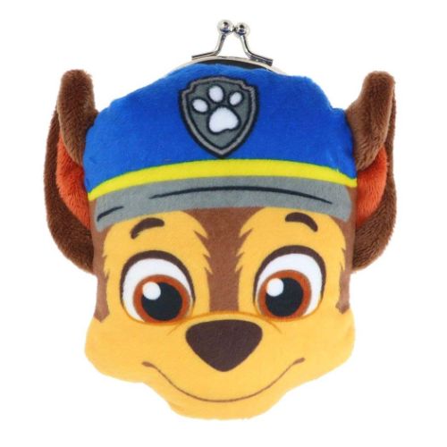 小銭入れ パウパトロール フェイスがまぐち2 チェイス ケイカンパニー ぬいぐるみミニポーチ アニメ マシュマロポップ