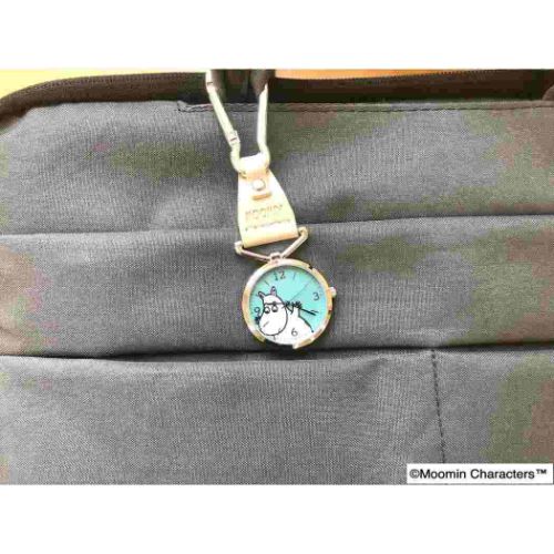 キーホルダー時計 ムーミン カラビナタイプキーチェーンウォッチ カラビナKC2 NV 北欧 フィールドワーク プレゼント バッグチャーム かわいい メール便可 マシュマロポップ