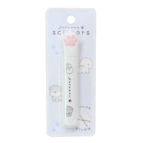 コンパクトはさみ YURUWAN 肉球シザー アップ カミオジャパン 機能性文具 メール便可 マシュマロポップのサムネイル