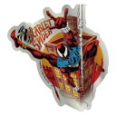 ダイカットシール スパイダーマン:アクロス ザ スパイダーバース メタリックステッカー SCARLET SPIDER MARVEL インロック コレクション雑貨 メール便可