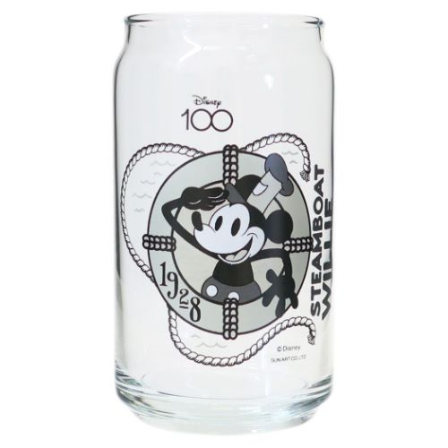 ビアグラス ディズニークラシック 缶型グラス 蒸気船ウィリー2 ディズニー サンアート 食器 マシュマロポップ