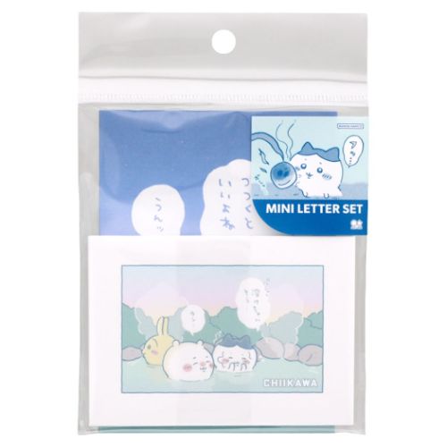 レターセット ちいかわ ミニレターセット セリフ サンスター文具 手渡し手紙セット ミニ便箋＆ミニ封筒 メール便可 マシュマロポップのサムネイル