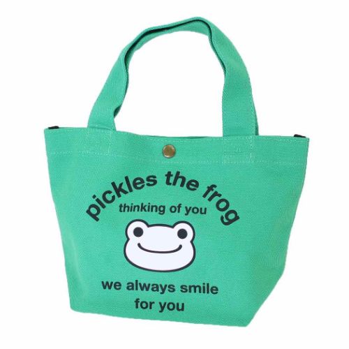 ランチトート かえるのピクルス ミニミニトート always smile グリーン ナカジマ ランチバッグ メール便可 マシュマロポップ