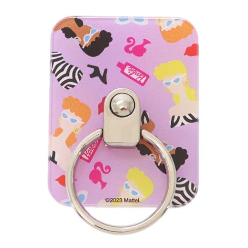 スマホアクセ バービー マルチリング イラスト Barbie グルマンディーズ スマホリング スマホ ...