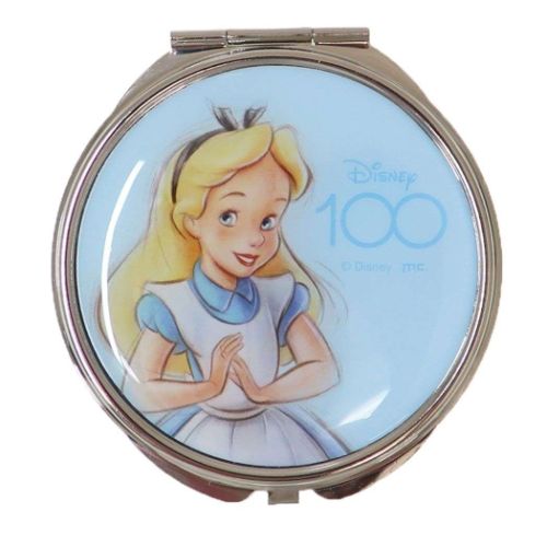 手鏡 ふしぎの国のアリス コンパクトミラー DISENY100 ディズニー マリモクラフト プレゼント メール便可 マシュマロポップのサムネイル