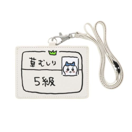 パスケース ちいかわ カードホルダー ハチワレ5級 サンスター文具 定期入れ メール便可 マシュマロポップ