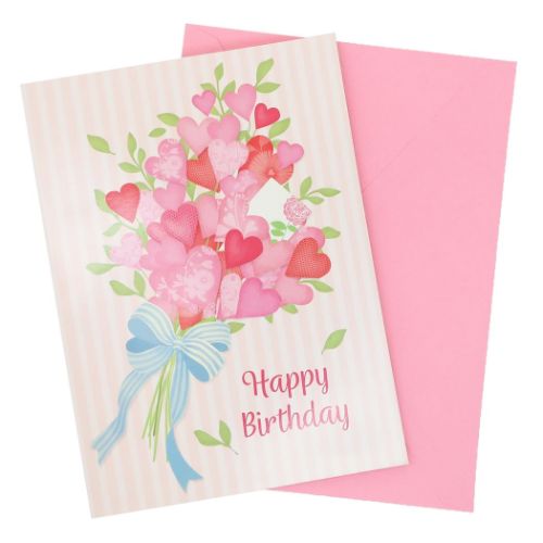 グリーティングカード オルゴールカード バースデーソング ピアノアレンジ アクティブコーポレーション 誕生日 BIRTHDAY 封筒付き メール便可 マシュマロ...