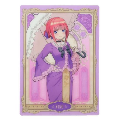 下敷き 五等分の花嫁 B5 プラスチックシート 二乃 カミオジャパン コレクション文具 アニメメール便可 マシュマロポップ