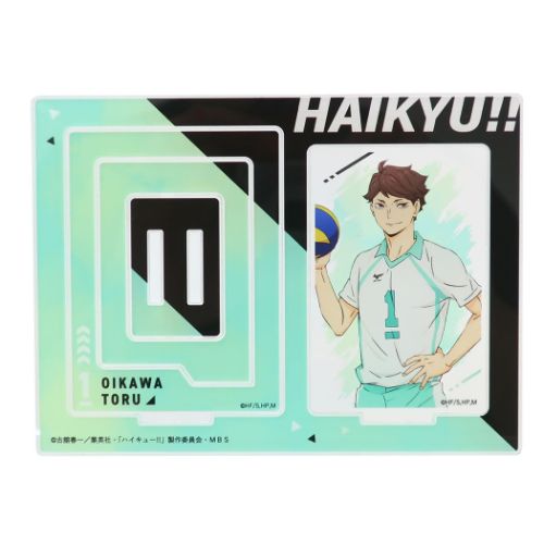 アクリルスタンド ハイキュー フレームアクリルスタンド 及川徹 少年ジャンプ カミオジャパン アクスタ コレクション雑貨 アニメメール便可 マシュマロポップのサムネイル