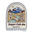 ビニールシール はぴだんぶい SuperCub HAPIDANBUI ビックサイズステッカー バットばつ丸 ポチャッコ サンリオ ゼネラルステッカー 耐水耐光 デコステッカー メール便可 マシュマロポップ