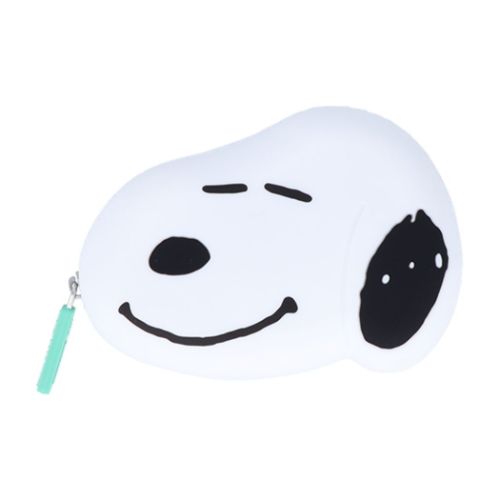 ミニポーチ スヌーピー シリコンポーチ PNCS グリーン ピーナッツ サンスター文具 レトロコミック文具 メール便可 マシュマロポップ