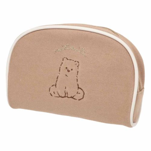 コスメポーチ ミリミリ milimili ラウンドポーチ クマ アニマル クーリア 化粧ポーチ 小物入れ かわい..