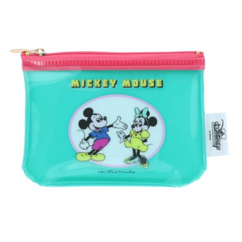 小物入れ ミッキーマウス ミニポーチ レトロアートコレクション ミントグリーン ディズニー サンスター..