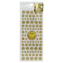 シールシート スマイリーフェイス ドロップシール スマイリーイエロー Smiley Face アクティブコーポレーション デコレーション デコシール メール便可 マシュマロポップ