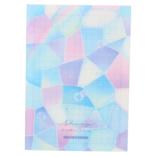 方眼ノート クリア方眼ノート B5 シャイニーティアーズ クーリア 学習ノート 新学期準備文具 かわいい メール便可 マシュマロポップ