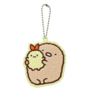 キーチェーン すみっコぐらし 刺繍ワッペンチャーム とんかつ サンエックス ジェイズプランニング かわいい メール便可 マシュマロポップ